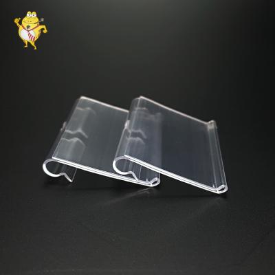 China Eco-friendly 100 Transparent PVC Data Label Holder Tape For Supermarket for sale