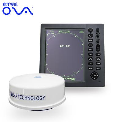 China MARINE NAVIGATIONAL EQUIPMENT 10 Inch 4KW LCD Color Screen Navigation Marine Radar System for sale