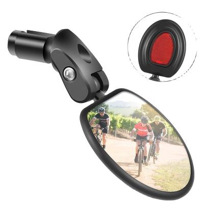 China 360 Degree Rotate Electric Bicycle Side Mirror For Bicycle MTB Road Mountain Rear View Mirror 10.0cm*7.5cm*3.5cm for sale