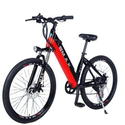 China Hot Selling Steel 26 Inch Electric Woman Bicycle Lithium Battery Lady E Bike Electric Bicycle/Electric Bicycle Moped Electric Bike for sale