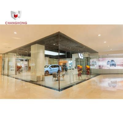 China Car Experience Shop Design Service One-Stop Supplier Shopping Mall Car Experience Store Orderly Interior Building Concept for sale