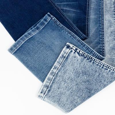 China 99% Cotton 1% Spandex 8.3oz High Quality Breathable Jeans Fabric Fake Knit Soft Jeans Fabric Denim Selvedge Denim Fabric Manufacturer for sale