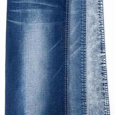 China Breathable High Quality 99% Cotton 1% Spandex 8.3oz Jeans Fabric Fake Knit Denim Fabric Columbia Jeans Fabric Denim Dress Fabric for sale