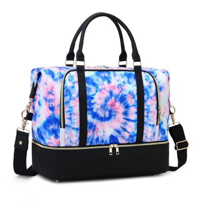 China Custom Fashion Woman Tote Duffel Bags Travel Overnight Weekend Duffel Bag For Women for sale