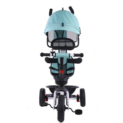 China Ride On Toy Hot Sale Rotating And Sitting With Good Push Parts Baby Manual Tricycle for sale