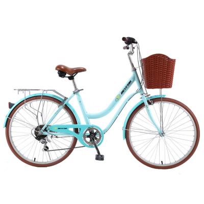 China Steel 28 Inch Dama de Bicicleta Para Vintage 58 City Bike Bicicletas Usadas Para Mujer for sale