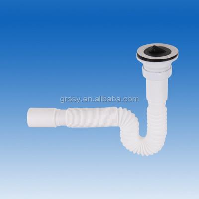 China Plastic Strainer Basin Waste Drainer With Flexible Hose for sale