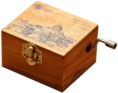 China Fashional Melody Laputa Castle Wooden Musical Box Music Box in the Sky for sale