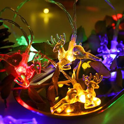 China Christmas Elk Led String Light David Deer LED Twinkle 0.06W / Light Each Bulb for sale