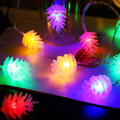 China Christmas Colored Led String Light Christmas Tree Decoration Pinecone LED Twinkle 0.06W / Light Each Bulb for sale