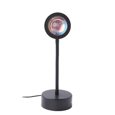 China PC+iron USB Dusk Light Online Celebrity TV Broadcast Sunset Lamp Rainbow Atmosphere Living Lamp for sale