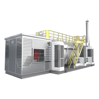 China Horizontal Technology Production Natural Gas Burning Heating thermal Oil Field Steam Heater for sale