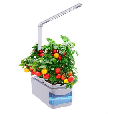 China Seed Starting LED Plant Light Pot Mini Smart Grow Plant Hydroponic Smart Flower Pot Indoor Herb Garden for sale