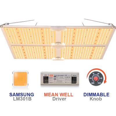 China Dimming Control Samsung LM301H 480w Indoor LED Grow Light Full Spectrum Hydroponic LED Plant Lights for sale