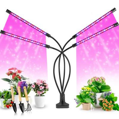 China Dimming+Time Control Full Spectrum Phytolamps DC5V USB LED Grow Light With Phyto Timer 36W Desk Clip Lamps for sale