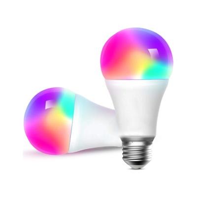 China Tuya Life APP Dimmable E27 WiFi RGB LED Light Bulb Residential Smart Night Lights Voice Control By Alexa Google Assistant for sale