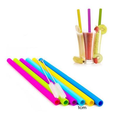 China Wholesale Disposable Food Grade Material Reusable Silicone New Products Drinking Straws for sale