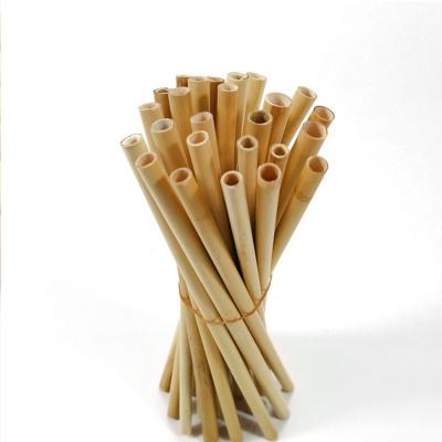 China 200mm Length Diameter 7mm Disposable Drinking Straws Disposable Biodegradable Washable Tubular Straws for sale