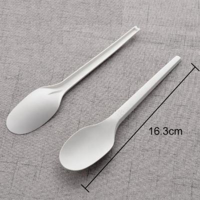 China Restaurant New CPLA Material Eco Friendly 100% Compostable Disposable Plastic Cutlery From Home Cafe for sale