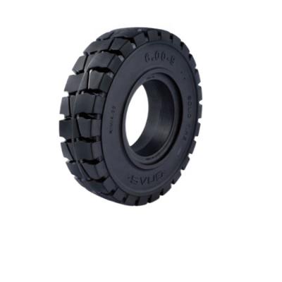 China Imported long-term friction tear forklift resistance solid tire 6.00-9 high quality use first-class material for sale