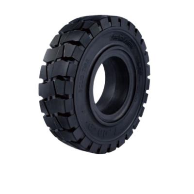 China Imported first-class material solid rubber tire 6.50-10 forklift tire 5.00F-10 industrial solid forklift for sale