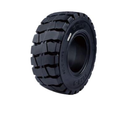 China Imported puncture-proof forklift solid tire 4.00-8 tires first-class material for used forklift for sale