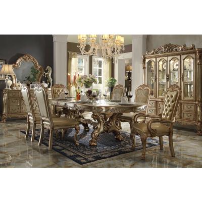 China Easy Installation Manufacturers Supply Dining Set Easy Installation Luxury Furniture Set for sale