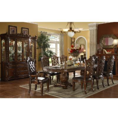 China (Size)Adjustable Design Dining Table Traditional Hand Carved Chairs Furniture Four Doors Wine Cabinet For Home Dining Room Furniture for sale