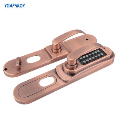 China Zinc Alloy YG800  Outdoor Waterproof Villa Door Courtyard Mechanical Code Lock for sale