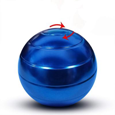 China 2022 Autism Children Relieves Aluminum Alloy Desk Kinetic Metal Desk Toy Fingertip Anti Stress Optical Illusion Kinetic Ball for sale