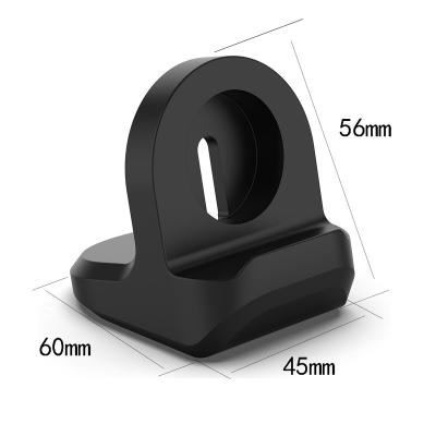 China High Quality Mini Hot Sale Silicone Smart Watch Charger Desk Stand For Apple Watch for sale