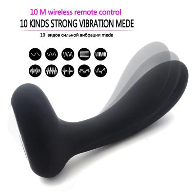 China 10 frequency vibration of head Wireless bluetooth control prostate stimulator Super strong vibration effect Comfortable design for sale