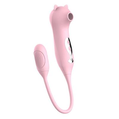 China 10 frequency sucking of the head/10 frequency vibration of the tail Multi-Function Vibrator Masturbation Automatic Sex Toy Dildos for women Vibrator Tongue Licking Clitoris Sucking Massage for sale