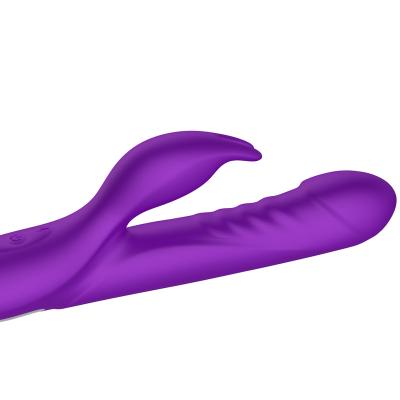 China 3-frequency head swing (one-button instant explosion) Female Sex Toys Rocking Telescopic Rabbit Vibrators Female Masturbation Entertainment Adult Products for sale