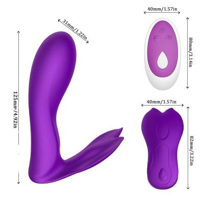 China 10 frequency vibration of head Innovative Design Wearable Remote Control Vibrator Stimulating Sex Toy for Women's G-spot and Clitoris for sale