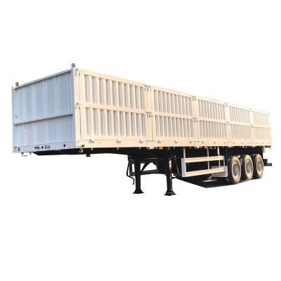 China 13T/14T/16T/20T BPW/FUWA 3 Axles Flatbed Semi Trailer With Sidewall for sale