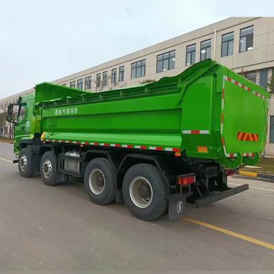 China 12 Forward Shift Shacman 8X4 Flat Cab U Shape H3000 F3000 Dump Truck for Mining Area for sale