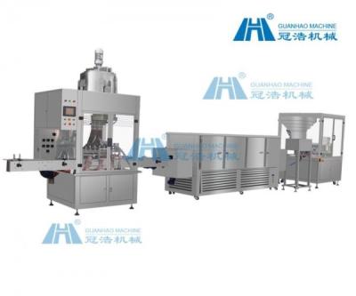 China El PLC controla 6 la máquina de rellenar principal, 20 - máquina de rellenar cuantitativa del pistón 200ml en venta