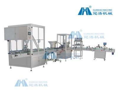 China Semi Autoflessenvullenmachine, de Productielijn van de Poeder Vullende Machine Te koop