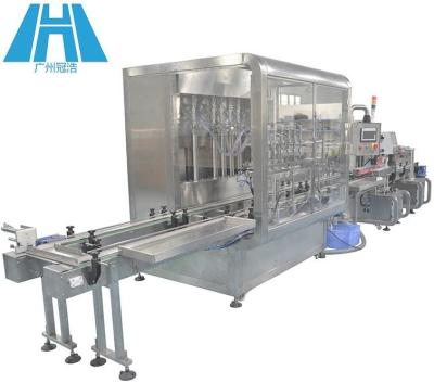 China Stainless Steel Piston Filling Machine With PLC Touchscreen Controller for sale