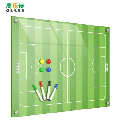 China Education.Training.Office Wall Mounted Glass Whiteboard Easy Install Heat Tempered Glass Frameless Magnetic Whiteboard For School Office for sale