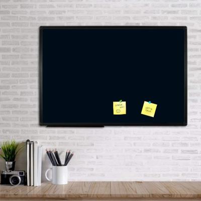 China Education.Training.Office Black Aluminum Blackboard Frame Board, Magnetic Dry Erase Teaching Board For Classrooms Office for sale