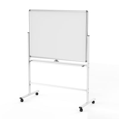 China School teacher/office creative education/family double-sided movable magnetic dry erase board,rolling stand with aluminum sight for sale