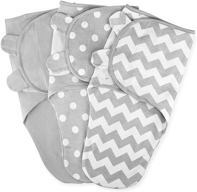 China Breathable Wrap Baby Boy Blanket 3 Pack Easy Sleep Adjustable Infant Sack Wraps Comfortable Cub Newborn Babies for sale