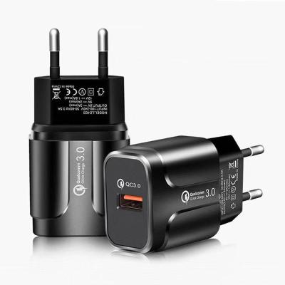 China Residential 5V3A/Multi-Purpose 18W Euro Head Fast Charging Fast Charging Main Charger for sale