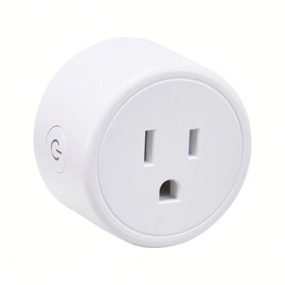 China Wifi 10A Power Remote Control Socket With Voice Control By Alexa And Google Home Tuya US Standard Plug Smart Plug for sale