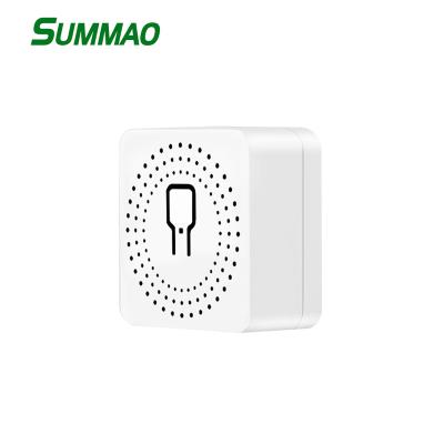 China Mini WiFi Tuya Breaker Remote Control Timing On-Off Device Security Mobile Phone App Remote Radio Wifi Smart Switch for sale