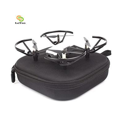 China Waterproof Shockproof With Foam LeTuo Customized Hard Logo DJI Tello Drone Case Durable EVA Tools Storage Portable Carrying Carrying Case For DJI Tello for sale