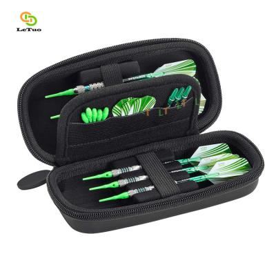 China Dart Storage Factory Customized EVA Dart Case With Two Layers Can Fit 6 Darts, Waterproof Dart Travel Wallet for sale