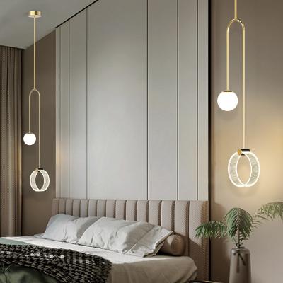 China Modern Aicco Modern Glass Hanging 3 LED Color Chandeliers and Pendant Lights Lighting for Bedroom Kitchen Restaurant 9978 for sale